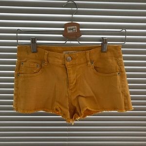 Yellow Denim Shorts 🌞